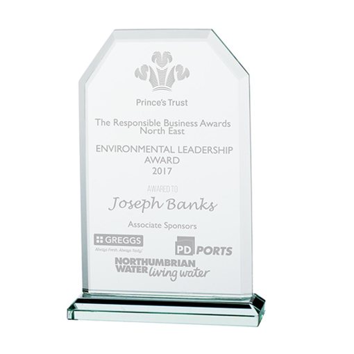 Executive Jade Glass Award 135mm CR0143B