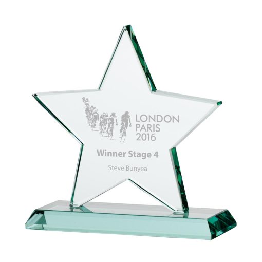 Galaxy Star Jade Glass Award 135mm CR16135A