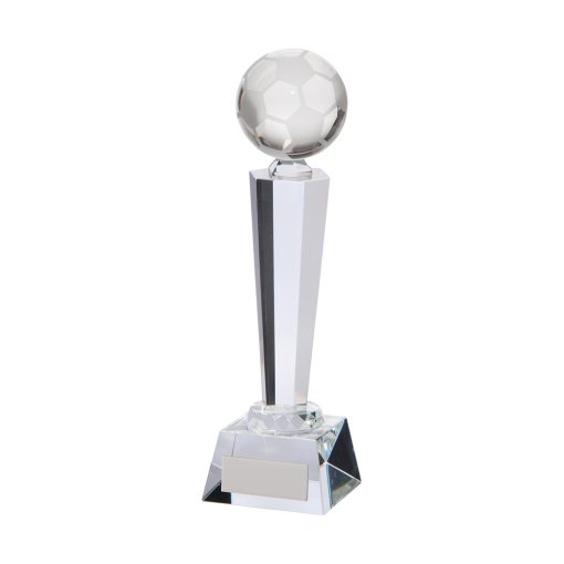 Interceptor Football Crystal Award 240mm CR17117A