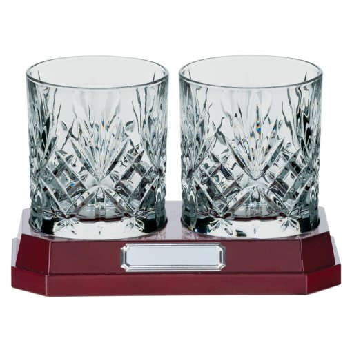 Lindisfarne St Oswald Whiskey Glasses Crystal 120mm CR17523A