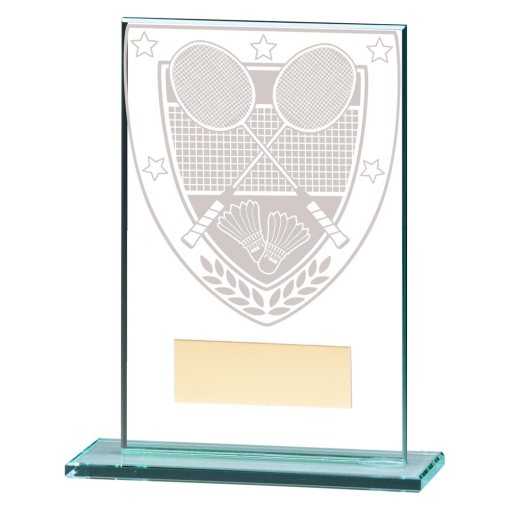 Millennium Badminton Jade Glass Award 125mm CR20369B