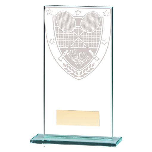 Millennium Badminton Jade Glass Award 160mm CR20369D
