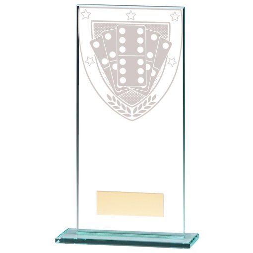 Millennium Dominoes Jade Glass Award 180mm CR20374E