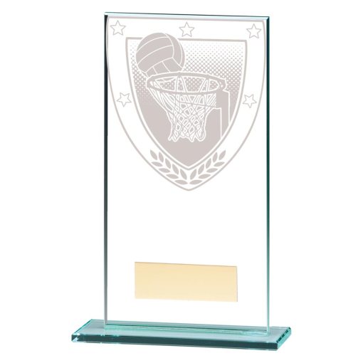 Millennium Netball Jade Glass Award 160mm CR20386D