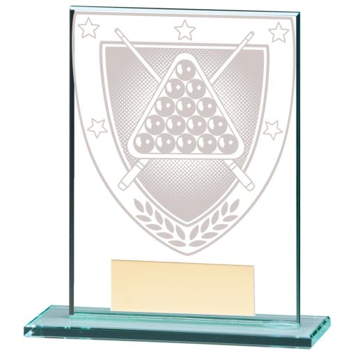 Millennium Snooker Jade Glass Award 110mm CR20388A