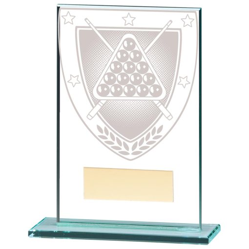 Millennium Snooker Jade Glass Award 125mm CR20388B