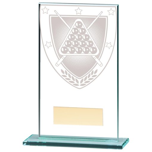 Millennium Snooker Jade Glass Award 140mm CR20388C