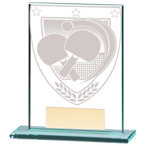 Millennium Table Tennis Jade Glass Award 110mm CR20392A