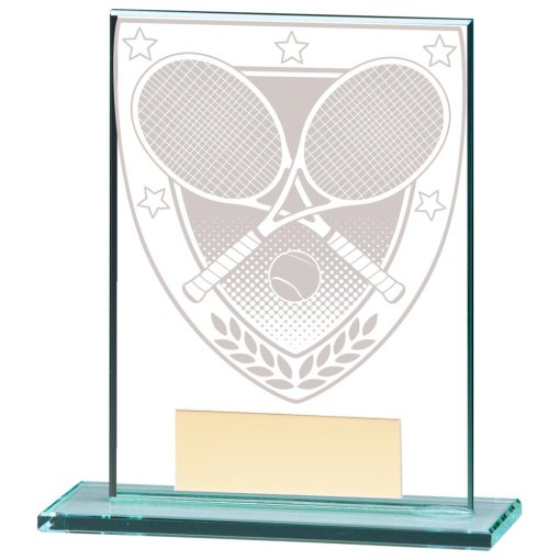 Millennium Tennis Jade Glass Award 110mm CR20394A