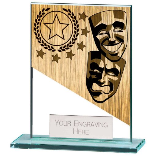 Mustang Drama Jade Glass Award 110mm CR22230B