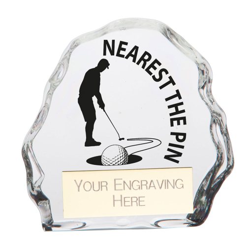 Mystique Nearest The Pin Glass Award 90mm CR22252B