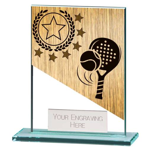 Mustang Padel Jade Glass Award 110mm CR25146B