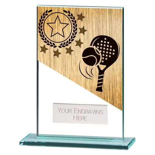 Mustang Padel Jade Glass Award 125mm CR25146C