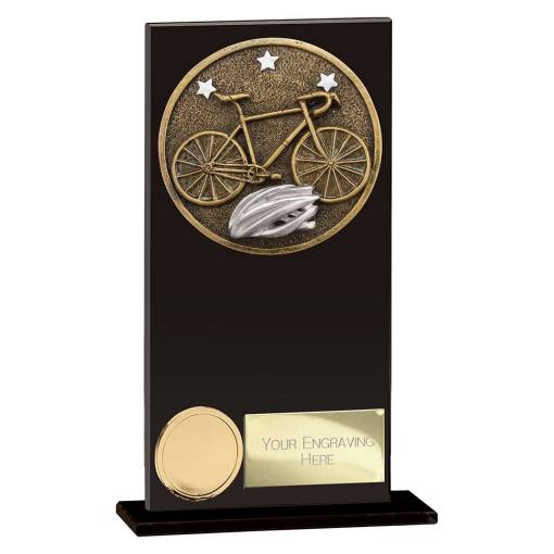 Ikon Hero Cycling Glass Award Jet Black 160mm CR25644C
