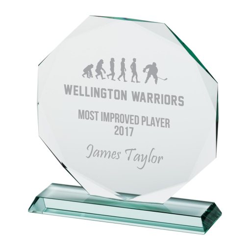 Jade Recognition Glass Award 200mm CR7106B