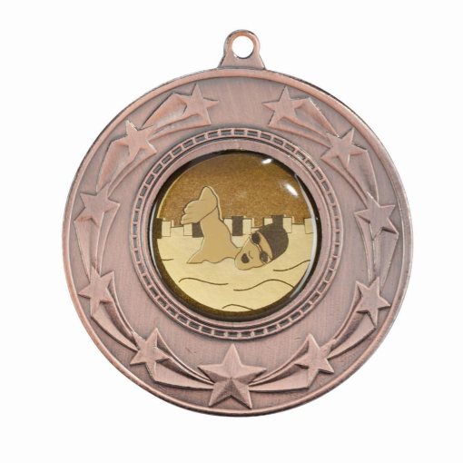 Star Burst Medal Series Bronze 50mm MM1052B