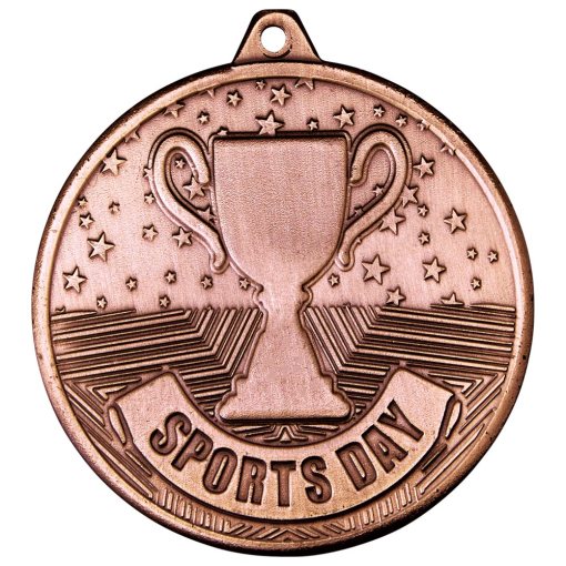 Cascade Sports Day Iron Medal Antique Bronze 50mm MM19166B