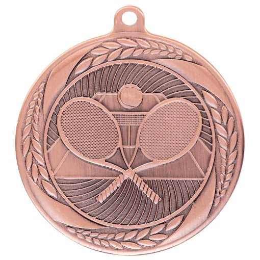 Typhoon Tennis Medal Bronze 55mm MM20441B