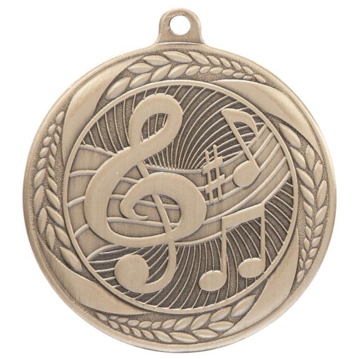 Typhoon Music Medal Gold 55mm MM20446G