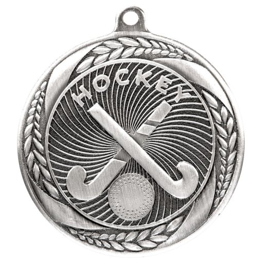 Typhoon Hockey Medal Silver 55mm MM20447S