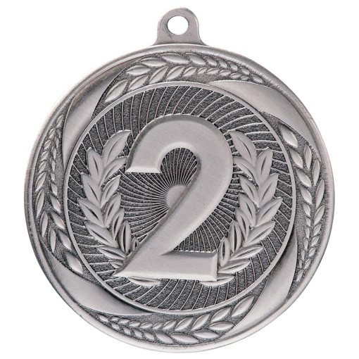 Typhoon 2nd Place Medal Antique Silver 55mm MM20452S
