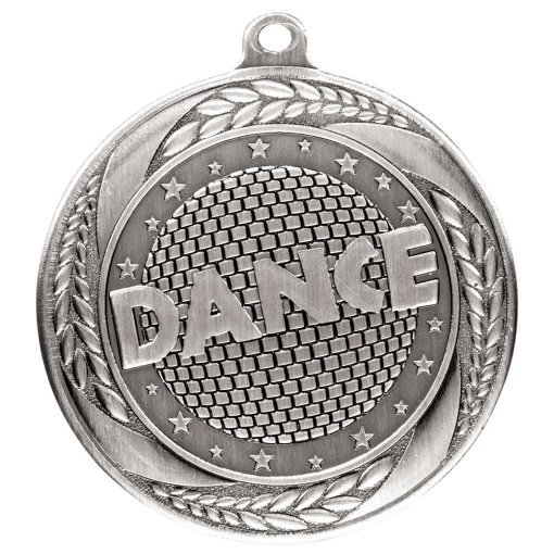 Typhoon Dance Medal Silver 55mm MM20454S