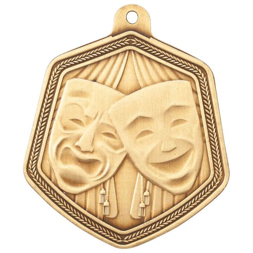 Falcon Drama Medal Gold 65mm MM22091G