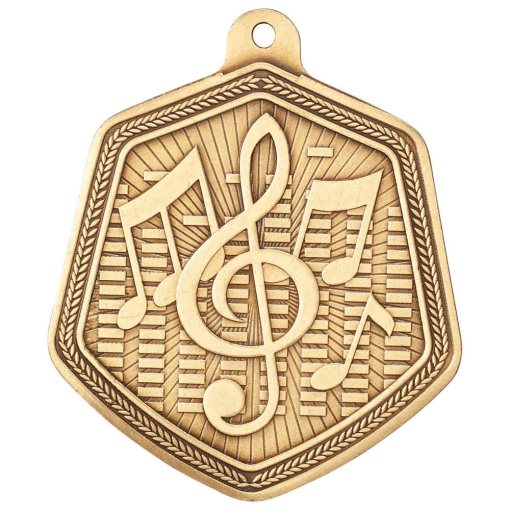 Falcon Music Medal Gold 65mm MM22096G