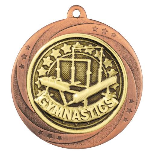 Superstar Gymnastics Medal Bronze 60mm MM25062B