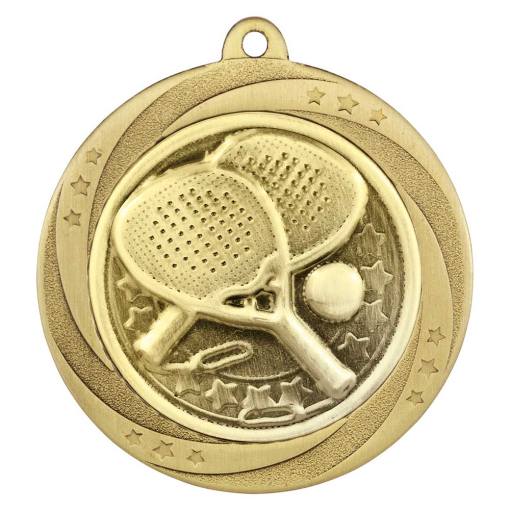 Superstar Padel Medal Gold 60mm MM25071G
