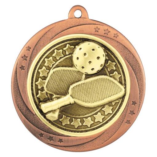 Superstar Pickleball Medal Bronze 60mm MM25072B