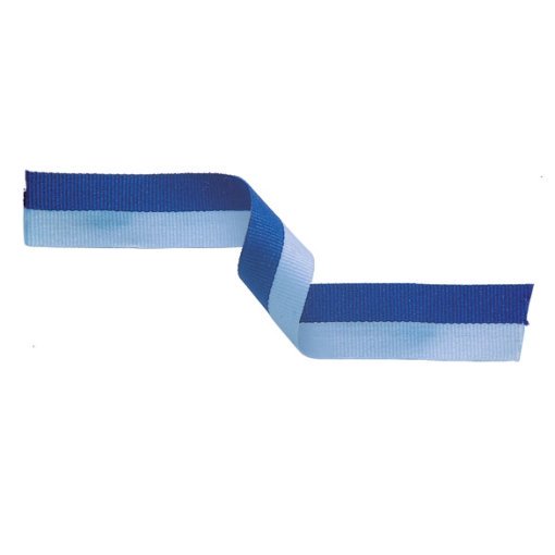 Medal Ribbon Light Blue & Blue 395x22mm MR15242