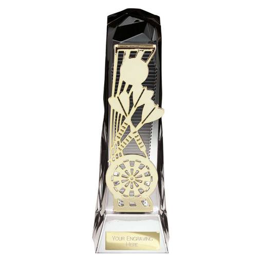 Shard Darts Award Carbon Black & Ice Platinum 230mm PA24019A