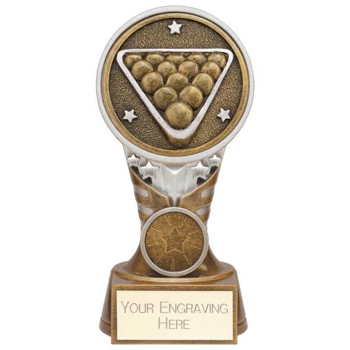 Ikon Tower Pool Award Antique Silver & Gold 150mm PA24161B