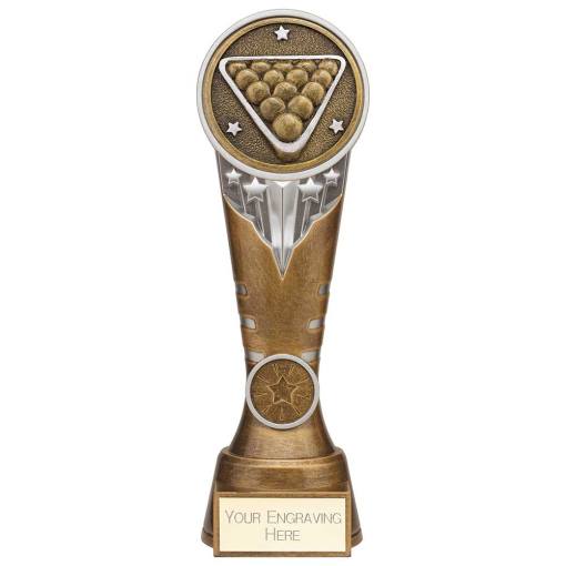 Ikon Tower Pool Award Antique Silver & Gold 225mm PA24161E