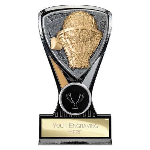 Wolverine Plaque Basketball Carbon Black & Fusion Gold 130mm PA25012A