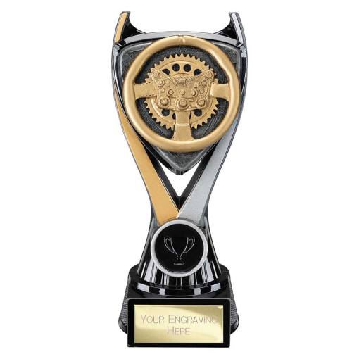 Wolverine Tower Steering Wheel Carbon Black & Fusion Gold 180mm PA25031C
