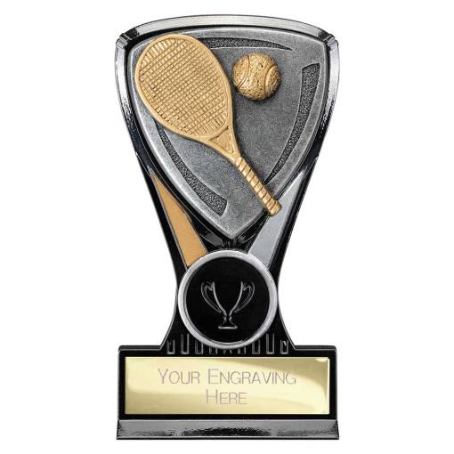 Wolverine Plaque Tennis Carbon Black & Fusion Gold 130mm PA25033A