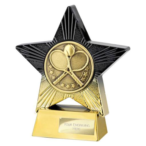 Superstar Tennis Award Black & Gold 140mm PA25080B