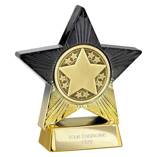 Superstar Achievement Award Black & Gold 110mm PA25494A
