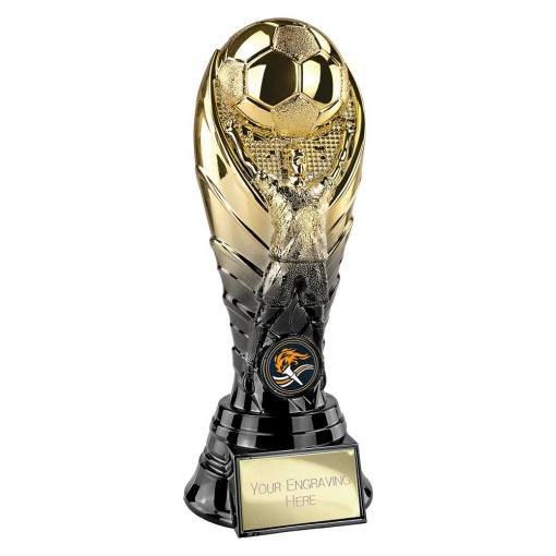The Winning Goal Football Heavyweight Gold & Carbon Black 220mm PA26095B