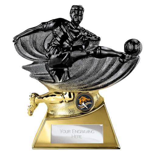 Power Strike Football Heavyweight Carbon Black & Gold 200mm PA26097B