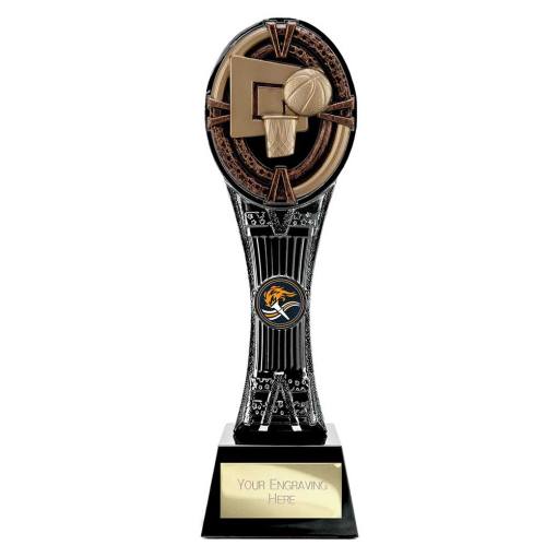 Maverick Extreme Tower Basketball Award Black & Antique Bronze 260mm PA26505A