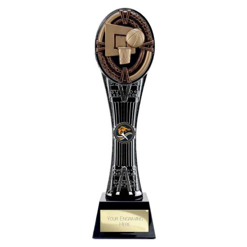 Maverick Extreme Tower Basketball Award Black & Antique Bronze 290mm PA26505B