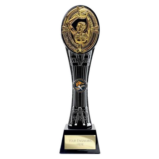 Maverick Extreme Tower Netball Award Black & Fusion Gold 290mm PA26521B