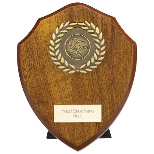 Reward Wreath Shield Walnut 150mm PL24566C