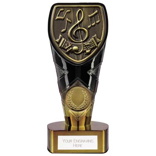 Fusion Cobra Music Award Black & Gold 150mm PM24214B