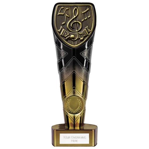 Fusion Cobra Music Award Black & Gold 200mm PM24214D