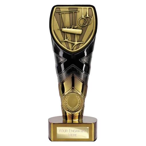 Fusion Cobra Gymnastics Award Black & Gold 175mm PM25220C