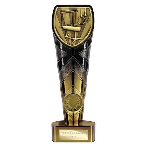 Fusion Cobra Gymnastics Award Black & Gold 200mm PM25220D
